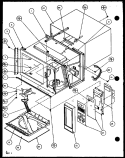 Page 2 Diagram and Parts List for RCS720MP P1140402M Amana Microwave