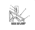 DRUM LIGHT & COVER PLATE Diagram and Parts List for FG3331  Speed Queen Dryer