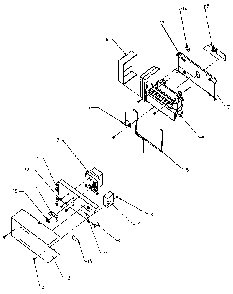 Ice Bucket And Ice Maker Diagram and Parts List for SXDE27NP-P1162207W  Amana Refrigerator