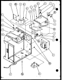 Page 3 Diagram and Parts List for RCS720MP P1140402M Amana Microwave