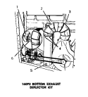 160P3 BOTTOM EXHAUST DEFLECTOR KIT Diagram and Parts List for FG3331  Speed Queen Dryer