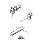 20600 VENT KIT Diagram and Parts List for FG3331  Speed Queen Dryer