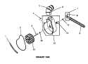 EXHAUST FAN Diagram and Parts List for DG9031  Speed Queen Dryer