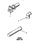 20600 VENT KIT Diagram and Parts List for DG9031  Speed Queen Dryer