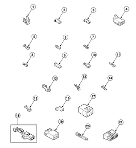 Terminals Diagram and Parts List for SDEZ07QF1500  Speed Queen Dryer