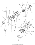 MOTOR, EXHAUST FAN & BELT Diagram and Parts List for HG3009  Speed Queen Dryer