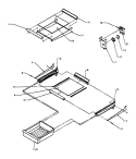CABINET SHELVING Diagram and Parts List for TK21R3L P1189001W L Amana Refrigerator