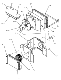 EVAP, CONDENSER & AIR FLOW PARTS Diagram and Parts List for 12C3HEW P1177814R Amana Air Conditioner