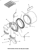 Part Location Diagram of 56148 Whirlpool NSERVICE MANUAL-DE50 NLA