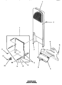 HEATER BOX Diagram and Parts List for HE4203  Speed Queen Dryer