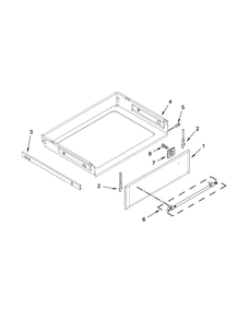 Drawer Parts Diagram and Parts List for MGR8800DS1  Maytag Range