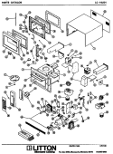 Page 1 Diagram and Parts List for LC-14001  Amana Microwave