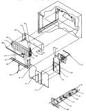 EVAP AREA Diagram and Parts List for TJ18R3W P1181712W W Amana Refrigerator