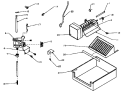 ADD - ON ICE MAKER ASSY FOR SIDE BY SIDES Diagram and Parts List for IC4R P1170101W Amana Refrigerator