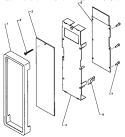 CONTROL PANEL ASSY Diagram and Parts List for FS11EVP P1186001M Menumaster Microwave