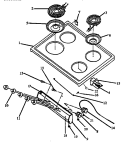 Part Location Diagram of 0086976 Whirlpool End cap, rh