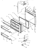FZ DOOR Diagram and Parts List for BX22A5L P1182302W L Amana Refrigerator