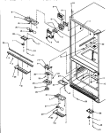REF / FZ CONTROL SWITCHES Diagram and Parts List for BX22A5L P1182302W L Amana Refrigerator