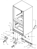 Part Location Diagram of 10567204 Whirlpool KIT, LW HINGE PLATE