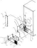 CABINET BACK Diagram and Parts List for BX22A5L P1182302W L Amana Refrigerator