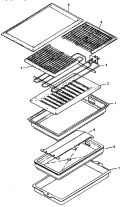 Part Location Diagram of 0051432 Whirlpool GRILL CASTING (BRUSHED BLK)