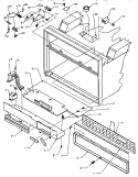 CONTROL PANEL ASSY Diagram and Parts List for RC21DQ P1104111M Amana Microwave