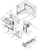 EVAP AREA Diagram and Parts List for TB18RW P1184608W W Amana Refrigerator