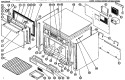 Page 3 Diagram and Parts List for CJW1040Z  Amana Microwave