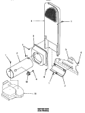 HEATER BOX Diagram and Parts List for HG6494  Speed Queen Dryer
