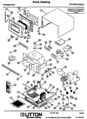Page 1 Diagram and Parts List for 70/3000  Litton Microwave