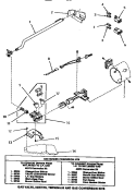 GAS VALVE, IGN, TERM & GAS CONV KITS Diagram and Parts List for HG6494  Speed Queen Dryer