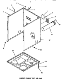 Part Location Diagram of 57070A Whirlpool CABINET, AVOCADO