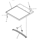CABINET TOP Diagram and Parts List for FE0080  Speed Queen Dryer