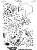 Page 1 Diagram and Parts List for 70/3006  Litton Microwave