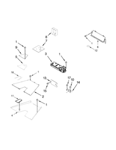 Venting Parts Diagram and Parts List for JDRP436WP02  Jenn-Air Range