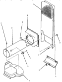 HEATER BOX Diagram and Parts List for KG6539  Speed Queen Dryer