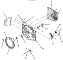 Part Location Diagram of 13716 Whirlpool PLATE,DRUM GROUNDING