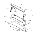 CONTROL HOOD Diagram and Parts List for DE9021  Speed Queen Dryer
