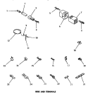 WIRE & TERMINALS Diagram and Parts List for DE9021  Speed Queen Dryer