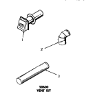 20600 VENT KIT Diagram and Parts List for DE9021  Speed Queen Dryer