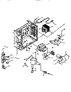 Switches Diagram and Parts List for 56566100691  Kenmore Microwave
