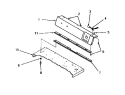 Part Location Diagram of 52912 Whirlpool PANEL SUPPORT BRACKET
