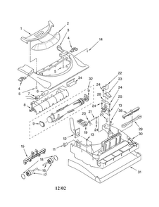 Part Location Diagram of 4370412 Whirlpool DISCONTINUED