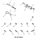 WIRE & TERMINALS Diagram and Parts List for DE3231  Speed Queen Dryer