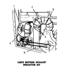 160P3 BOTTOM EXHAUST DEFLECTOR KIT Diagram and Parts List for DE3231  Speed Queen Dryer