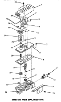 53428 GAS VALVE (NAT. / MIXED GAS) Diagram and Parts List for DG3350  Speed Queen Dryer
