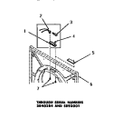 DRUM LIGHT & COVER PLATE Diagram and Parts List for DG3350  Speed Queen Dryer