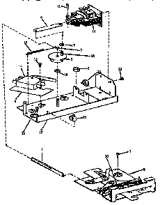 Automatic Latch Assembly Diagram and Parts List for ARH660E-P1167404SE  Amana Range