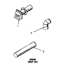 20600 VENT KIT Diagram and Parts List for DG3350  Speed Queen Dryer