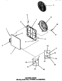 LOADING DOOR Diagram and Parts List for DG6241  Speed Queen Dryer